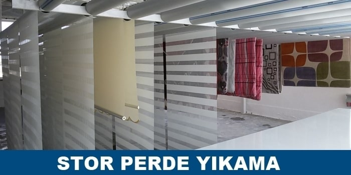 Bostanlı stor perde yıkama